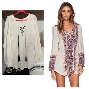 Free People Wildest Moments Tunic in White